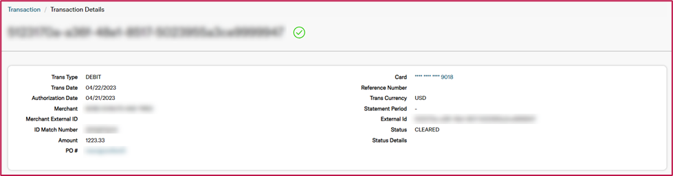 Reviewing Transactions – Corpay