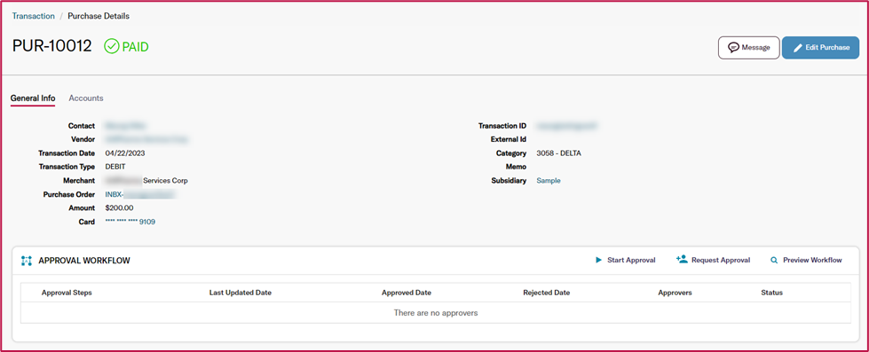 Reviewing Transactions – Corpay